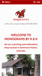 Mobile Screenshot of monogramsbykk.com