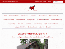 Tablet Screenshot of monogramsbykk.com